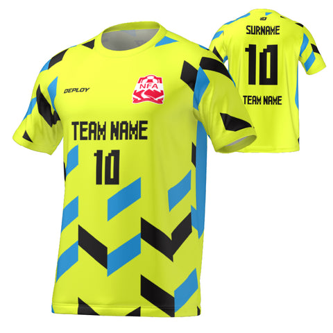 Nepean FA - Flight Jersey Arrows- Neon Yellow