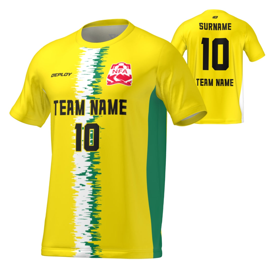 Nepean FA - Flight Jersey Static- Yellow