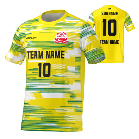 Nepean FA - Flight Jersey Glitch - Yellow