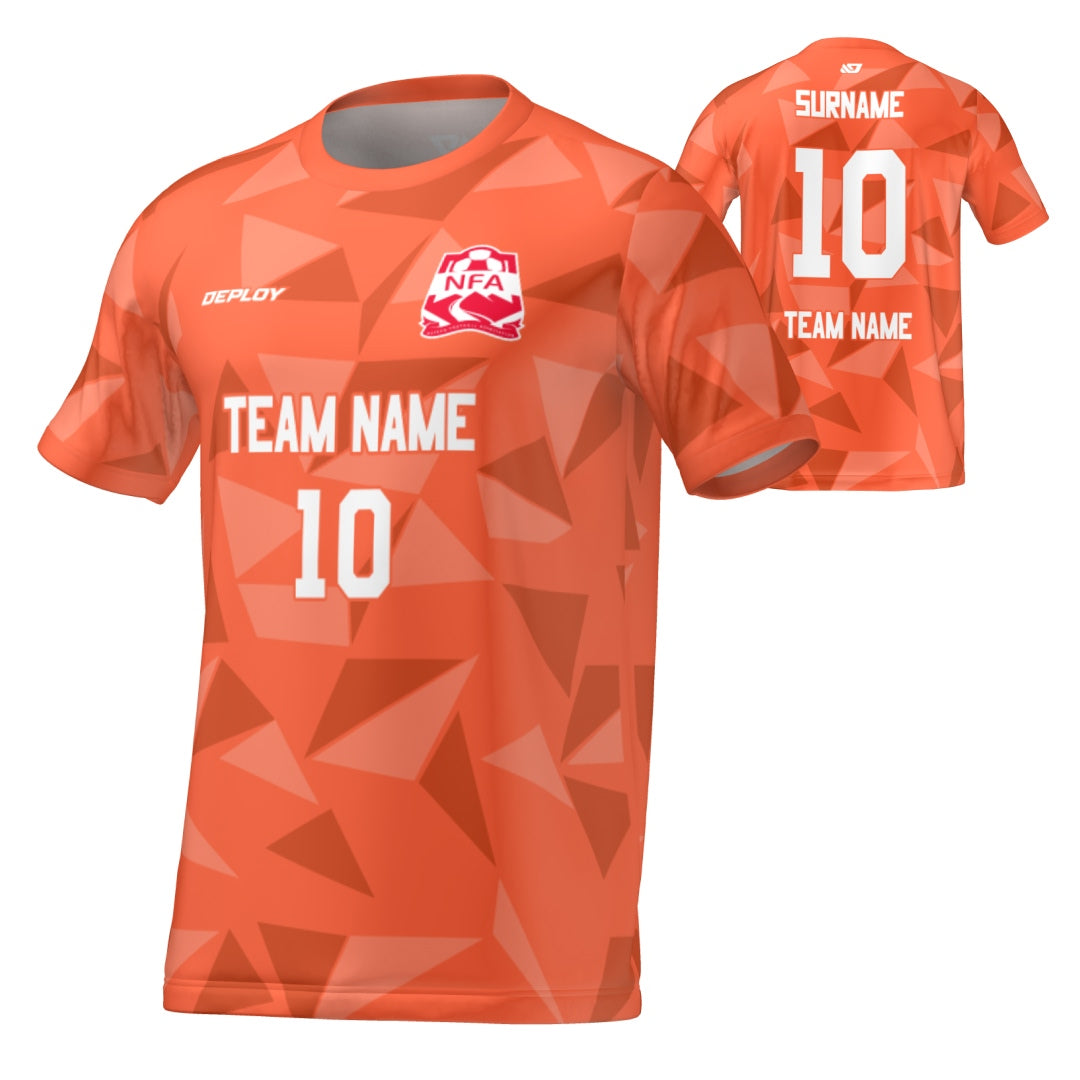 Nepean FA - Flight Jersey Fragments - Orange