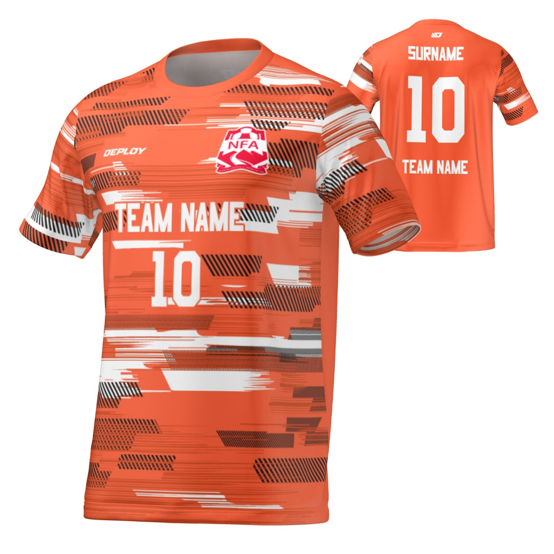 Nepean FA - Flight Jersey Glitch - Orange