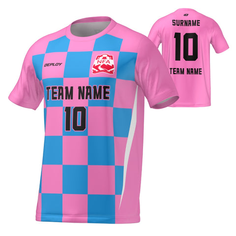 Nepean FA - Flight Jersey Checkers - Pink
