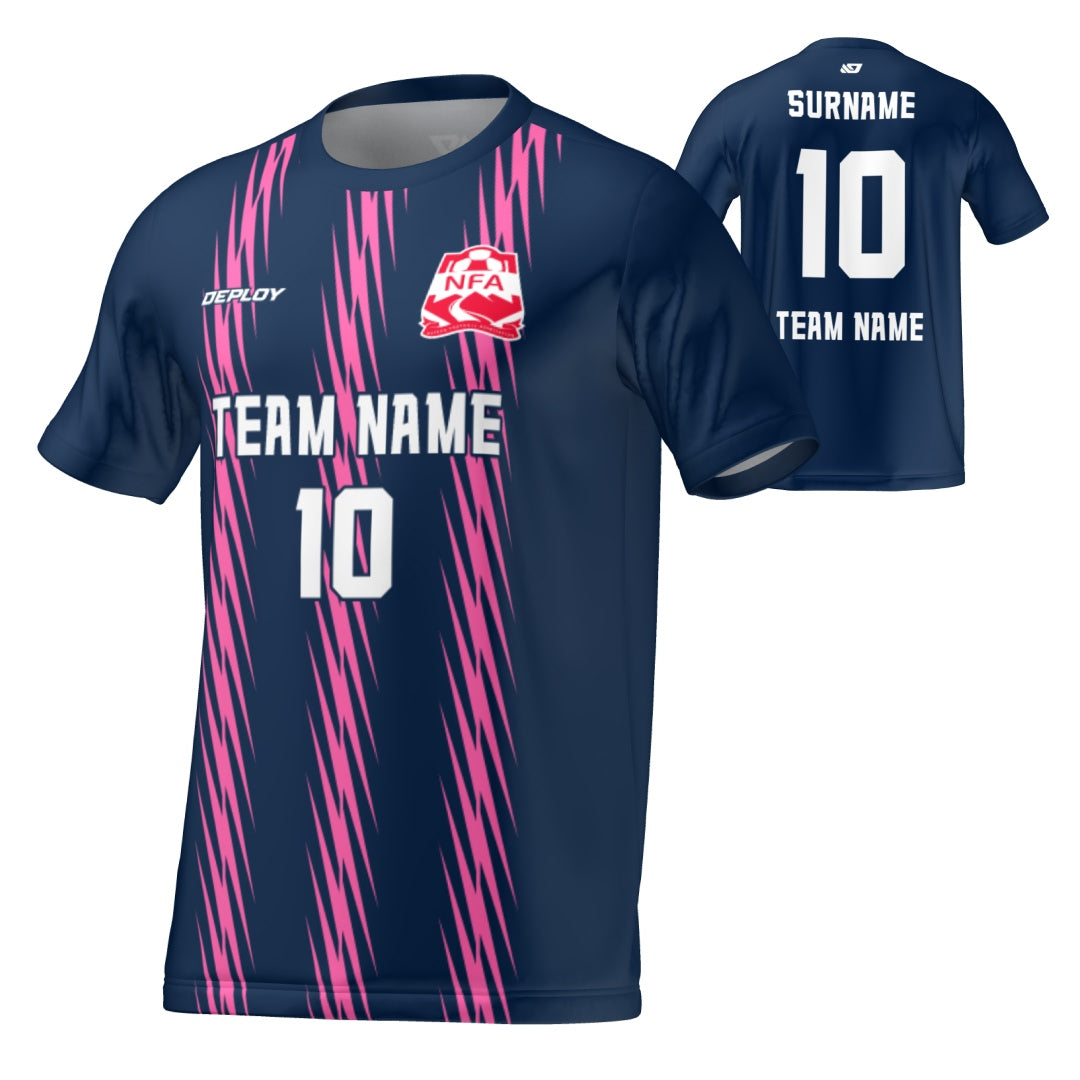 Nepean FA - Flight Jersey Flash - Navy/Pink