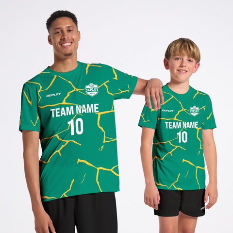 Flight Jersey Cracks - Green