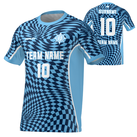 Flight Jersey Warped - Sky Blue