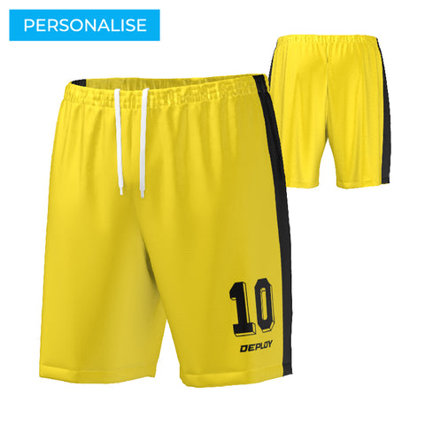 STRIDE SHORTS 5 - YELLOW