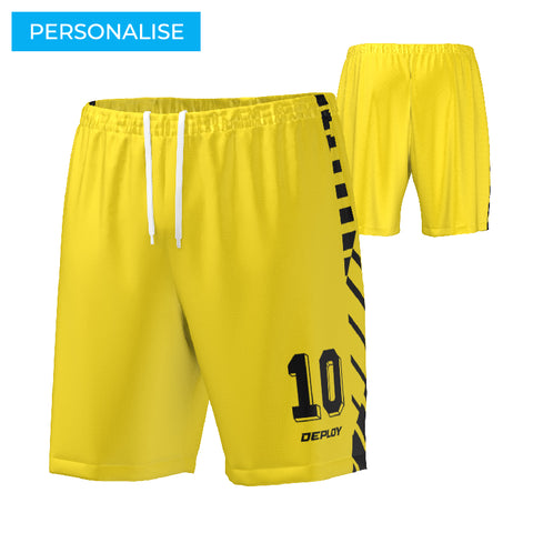 STRIDE SHORTS 9 - YELLOW