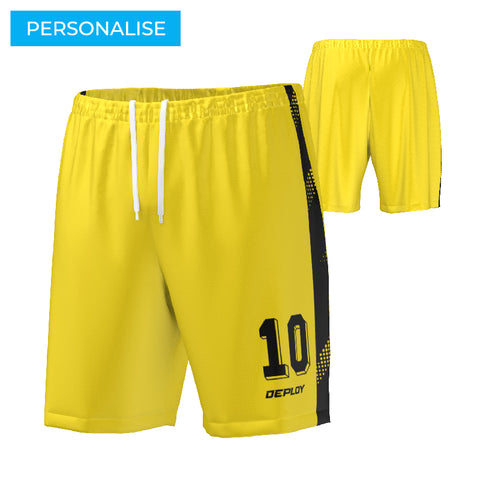STRIDE SHORTS 10 - YELLOW