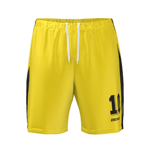 STRIDE SHORTS 10 - YELLOW