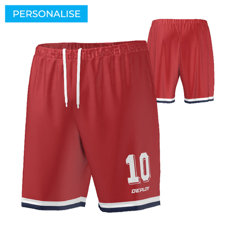 STRIDE SHORTS 8 - RED