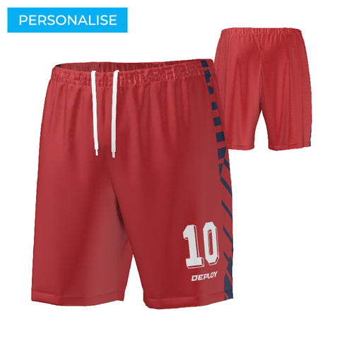 STRIDE SHORTS 9 - RED