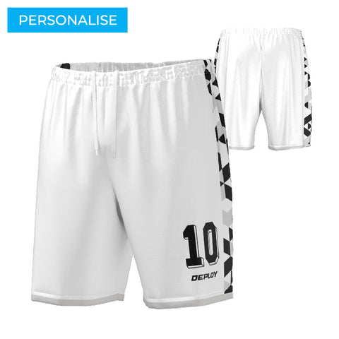 STRIDE SHORTS 6 - WHITE