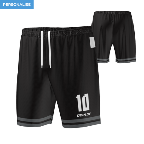 Oz Tag Shorts Hoops - Black