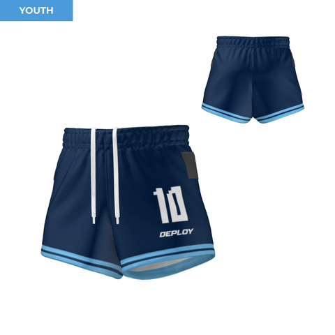 Oz Tag Shorts Hoops - Navy - Youth