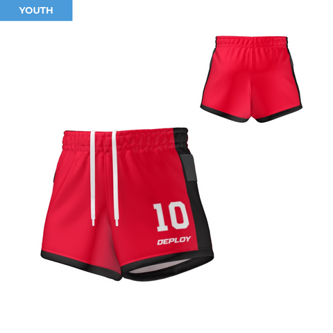 Oz Tag Shorts Accent - Red - Youth