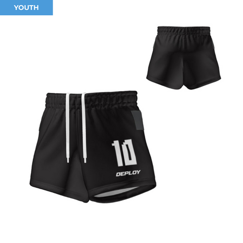 Oz Tag Shorts Plain - Black - Youth