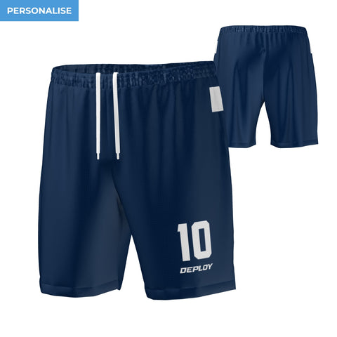 Oz Tag Shorts Plain - Navy & Pink