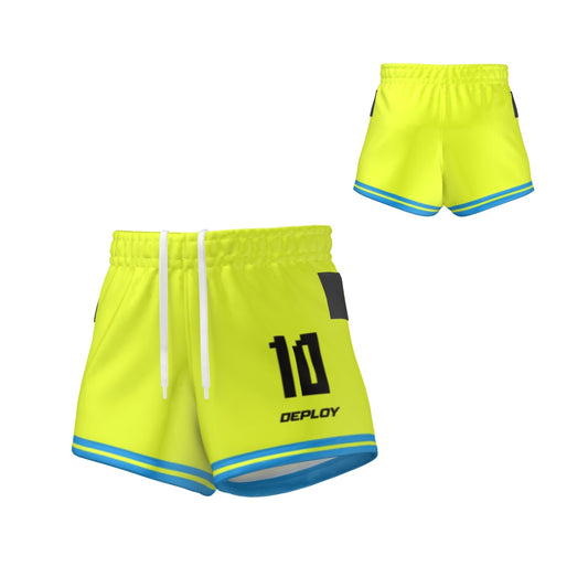 Oz Tag Shorts Hoops - Neon Yellow - Youth