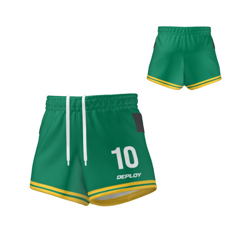 Oz Tag Shorts Plain - Green - Youth