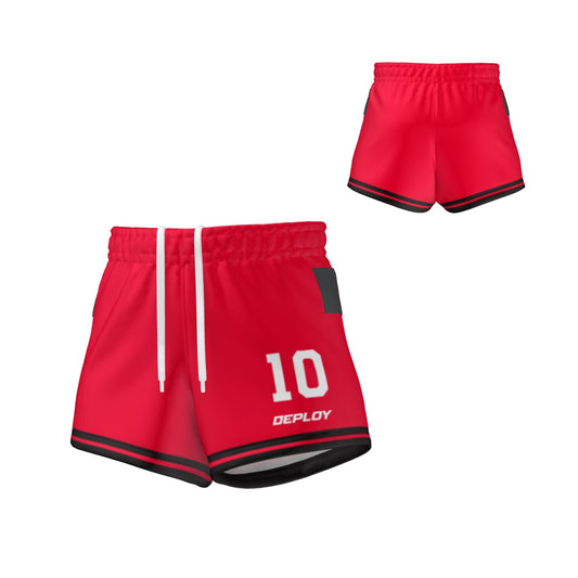Oz Tag Shorts Hoops - Red - Youth