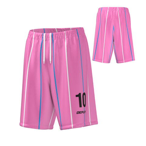 Basketball Shorts Lines - Pink