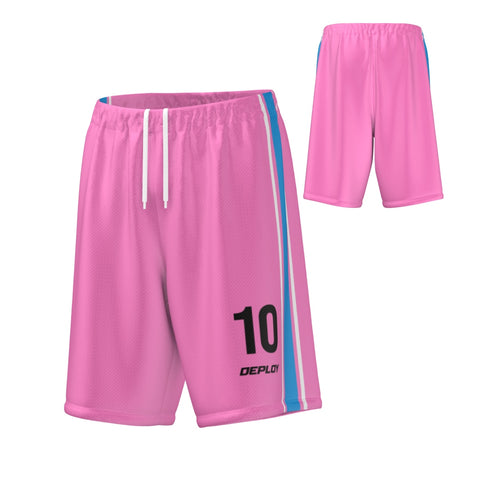 Basketball Shorts Stripes - Pink