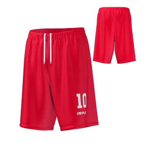 Basketball Shorts Plain - Red