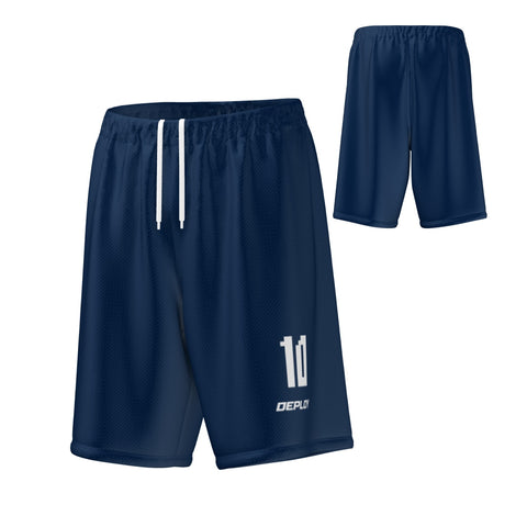Basketball Shorts Plain - Navy & Pink