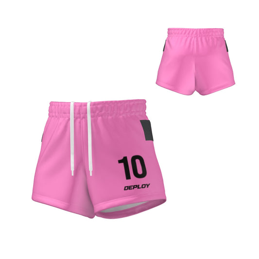 Oz Tag Shorts Plain - Pink - Youth