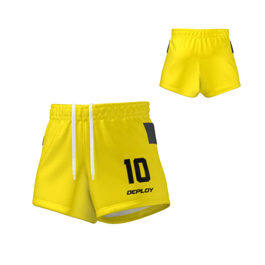 Oz Tag Shorts Plain - Yellow - Youth