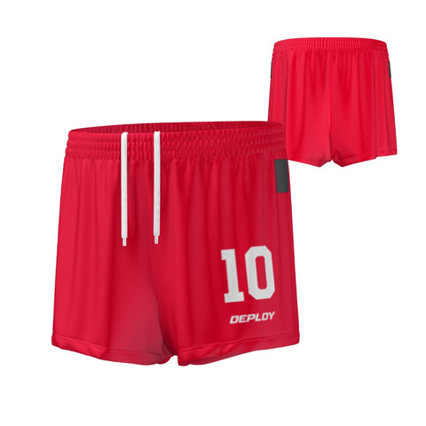 Oz Tag Shorts Plain - Red - Adult