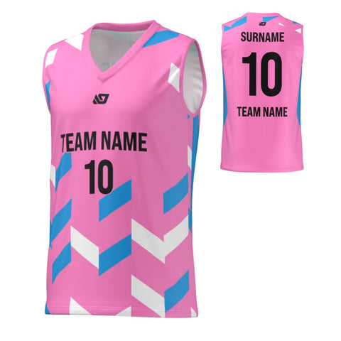 Basketball Jersey Arrows - Pink