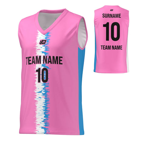 Basketball Jersey Static - Pink