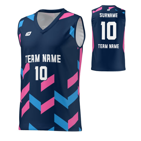 Basketball Jersey Arrows - Navy