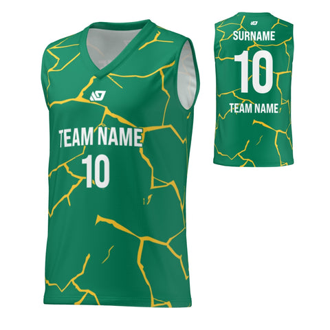 Basketball Jersey Cracks - Green
