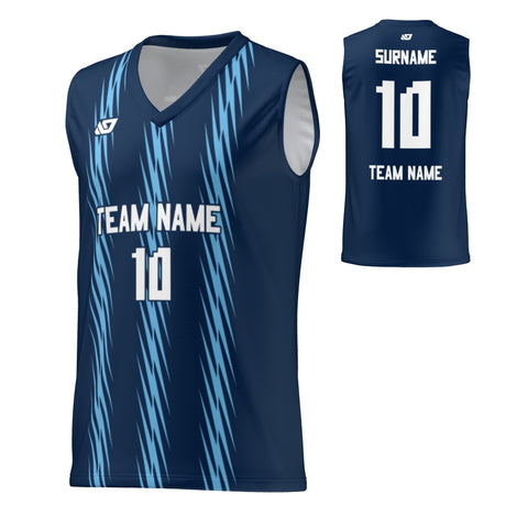 Basketball Jersey Flash - Navy