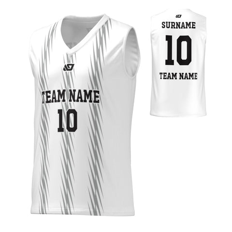 Basketball Jersey Flash - White