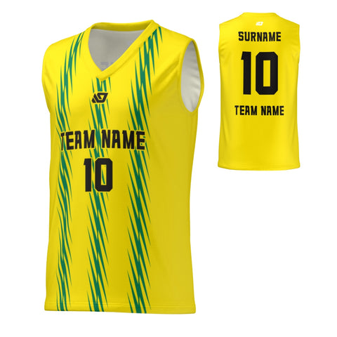 Basketball Jersey Flash - Yellow