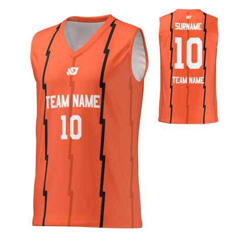 Basketball Jersey Lighting Strips - Orange
