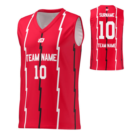 Basketball Jersey Lighting Strips - Red