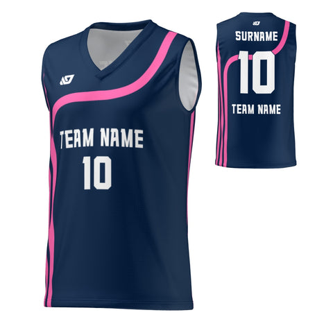 Basketball Jersey Pipes - Navy