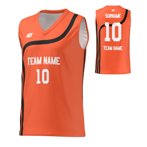 Basketball Jersey Pipes - Orange