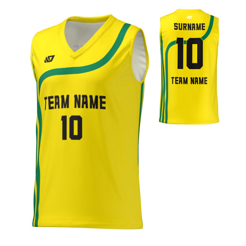 Basketball Jersey Pipes - Yellow
