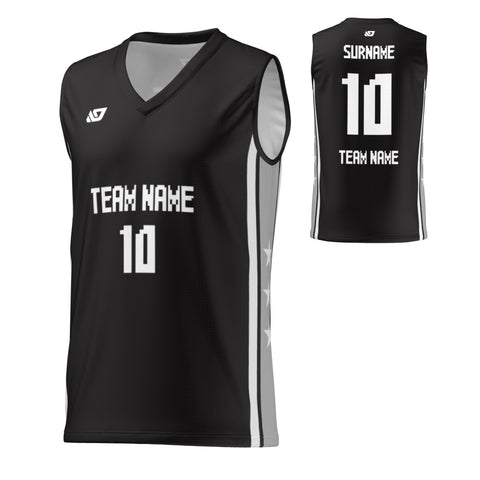 Basketball Jersey Stars - Black