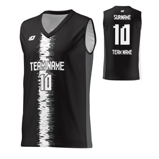 Basketball Jersey Static - Black