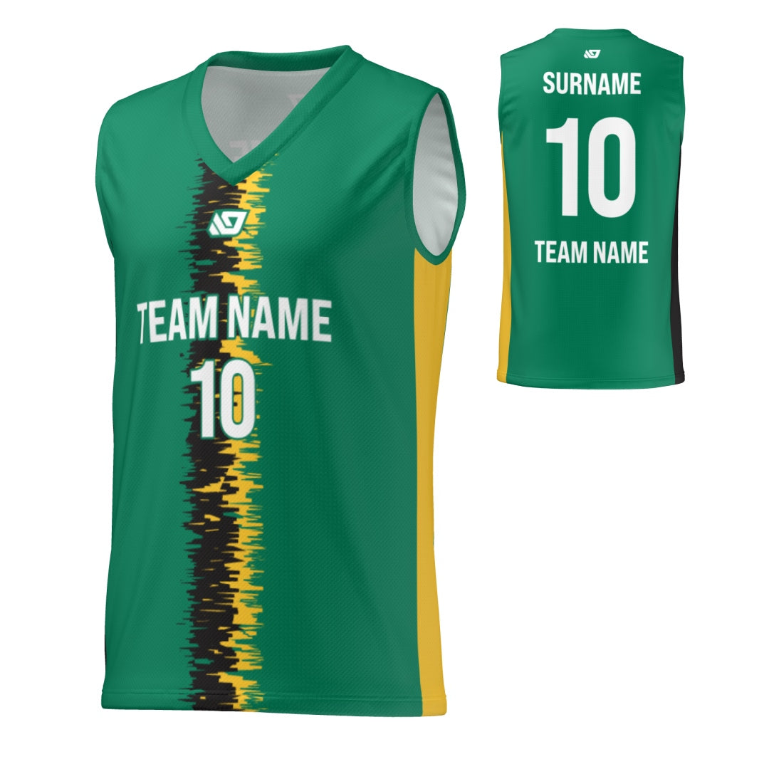 Basketball Jersey Static - Green