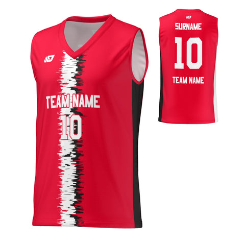 Basketball Jersey Static - Red