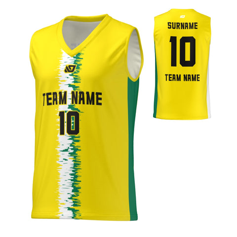 Basketball Jersey Static - Yellow