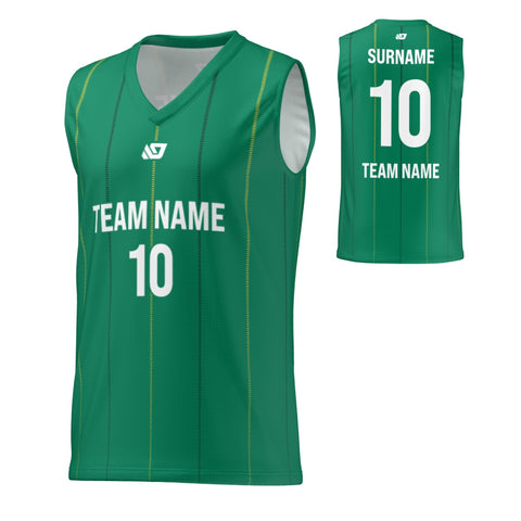Basketball Jersey Stitch - Green