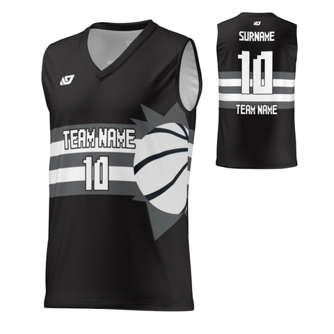 Basketball Jersey Sun - Black